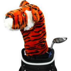 Daphne Tiger Orange/Sort/Hvid Driver Headcover