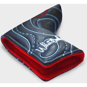 What Bunkers Standard Navy/Blue Blade Putter Headcover