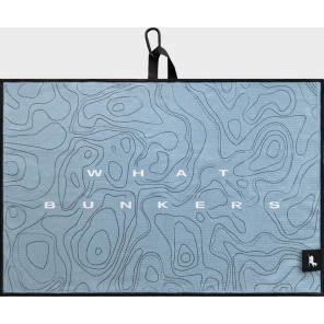What Bunkers Waffle Navy/Blue Håndklæde
