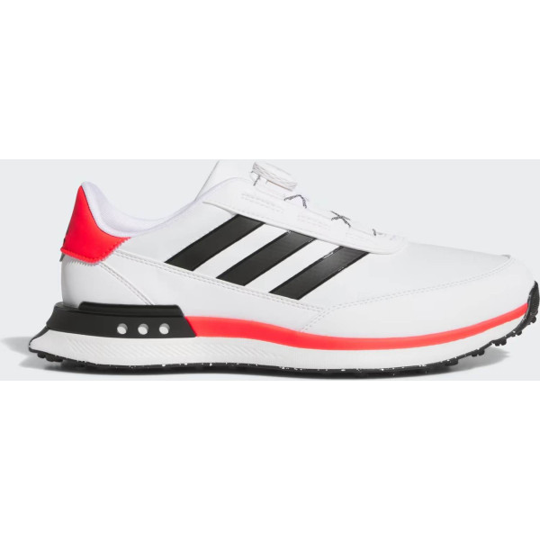 Adidas S2G SL BOA (2024) BOA Herre Golfsko Uden Spikes - Ftwwht/Cblack/Lucred
