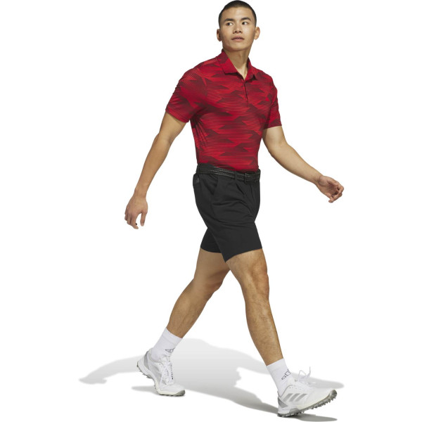 Adidas Ultimate365 Speed Stripe Herre Poloshirt - Rubaur/Rubpur