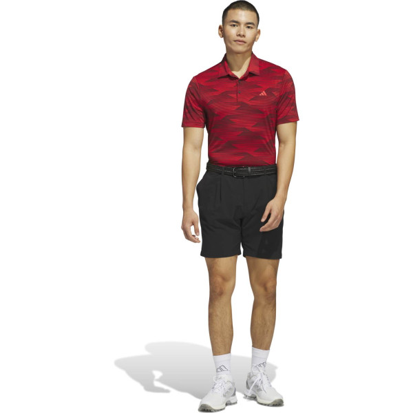 Adidas Ultimate365 Speed Stripe Herre Poloshirt - Rubaur/Rubpur