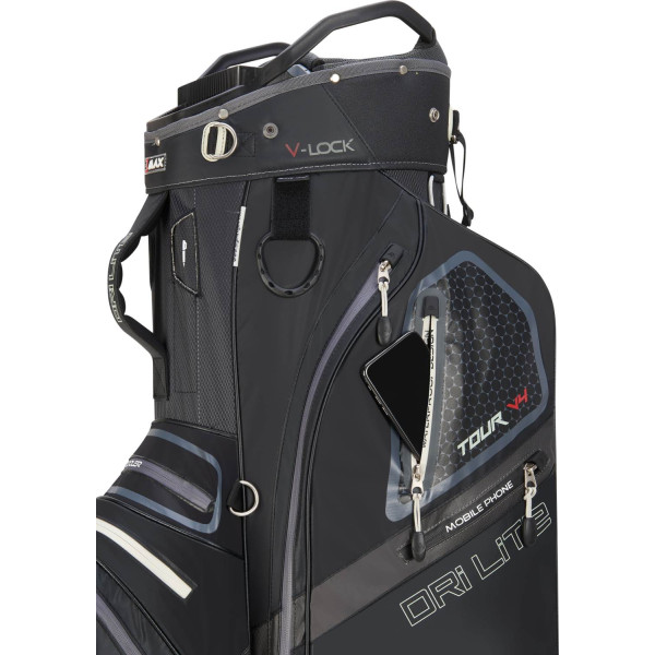 Big Max Dri Lite V-4 Organizer Vandtæt Vognbag - Black/Black