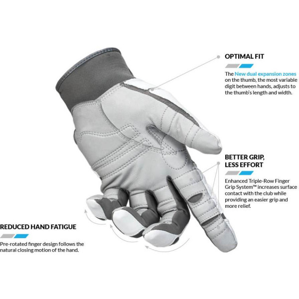 Bionic Reliefgrip 2.0 Gigt Herre Golfhandske - Hvid