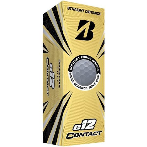 Bridgestone E12 Contact Logobolde - Hvid
