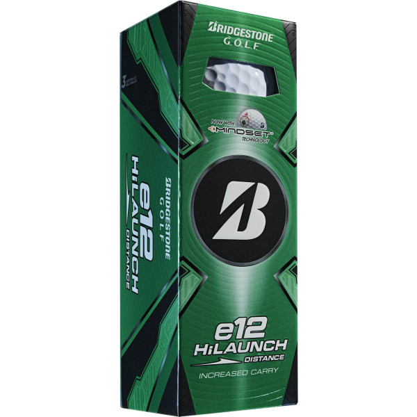 Bridgestone E12 High Launch Golfbolde - Hvid