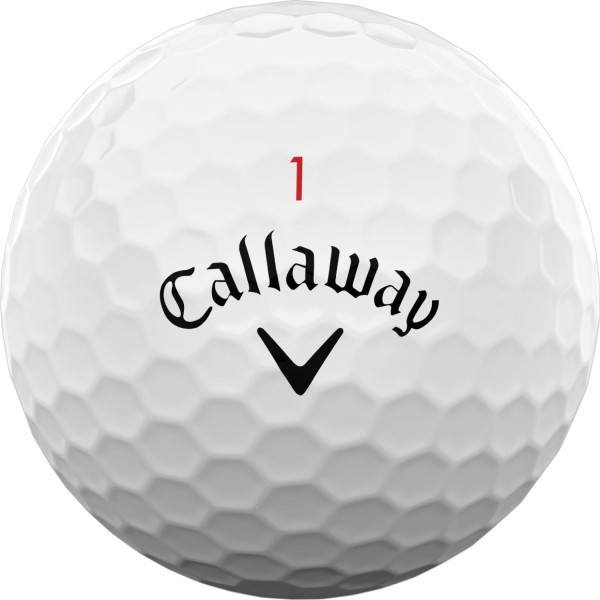 Callaway Chrome Soft (2022) Logobolde - Hvid