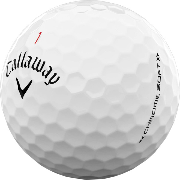 Callaway Chrome Soft (2022) Logobolde - Hvid
