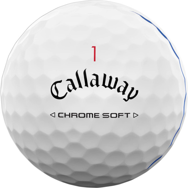 Callaway Chrome Soft Triple Track (2024) Golfbolde - White