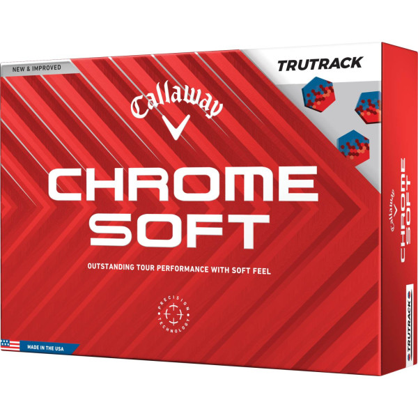 Callaway Chrome Soft Tru Track (2024) Golfbolde - White