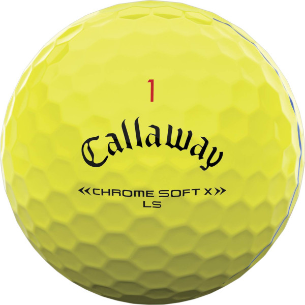 Callaway Chrome Soft X Low Spin Triple Track (2022) Logobolde - Gul