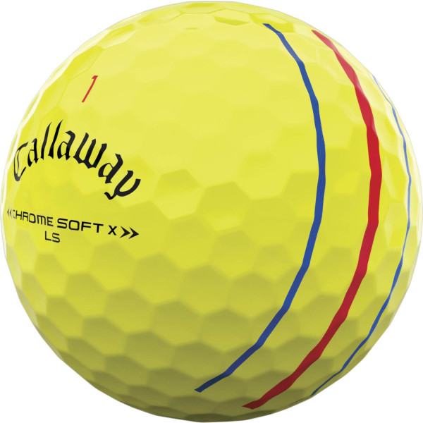 Callaway Chrome Soft X Low Spin Triple Track (2022) Logobolde - Gul