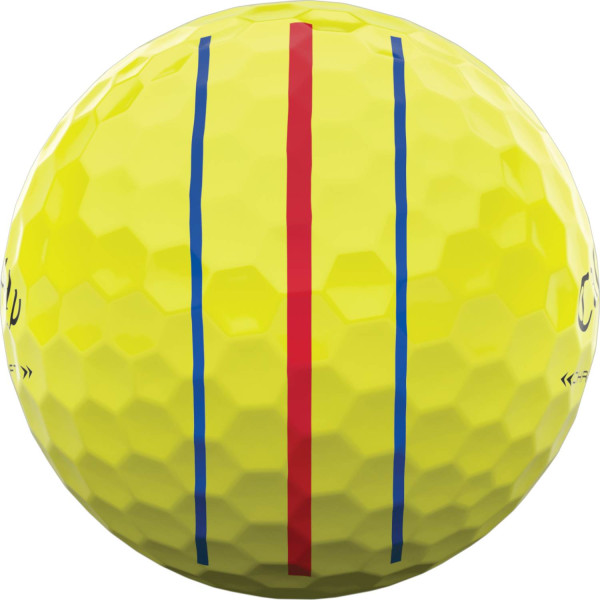 Callaway Chrome Soft X Triple Track (2022) Logobolde - Gul