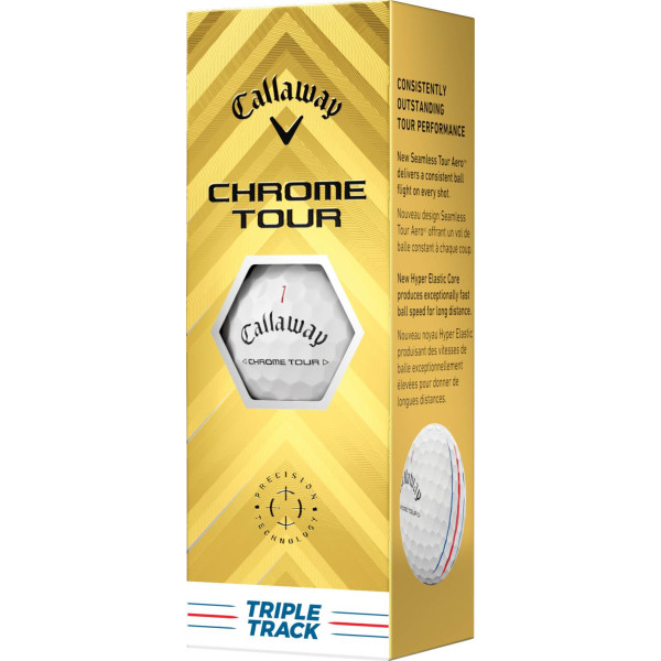 Callaway Chrome Tour Triple Track (2024) Golfbolde - White