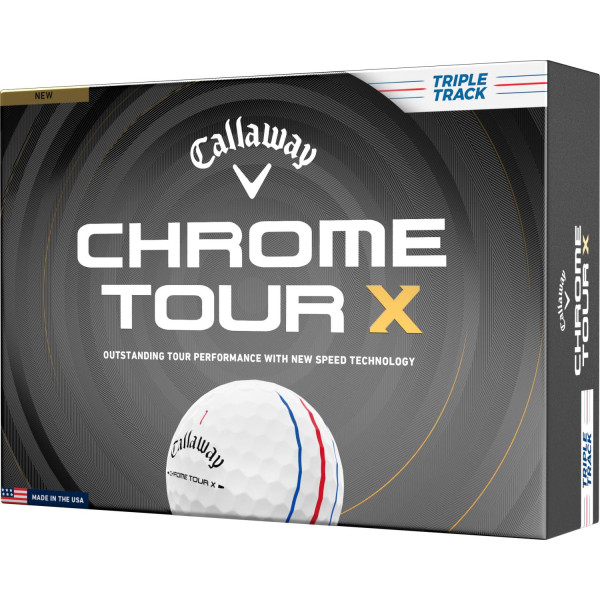 Callaway Chrome Tour X Triple Track (2026) Golfbolde - White