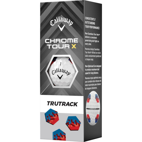 Callaway Chrome Tour X Tru Track (2024) Golfbolde - White