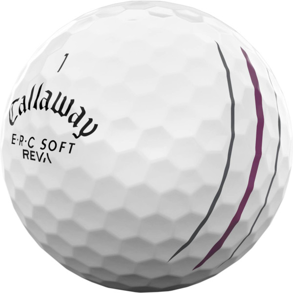 Callaway ERC Soft Reva Triple Track (2023) Dame Golfbolde - White