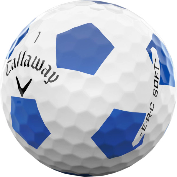 Callaway ERC Soft Truvis (2025) Golfbolde - White/Blue