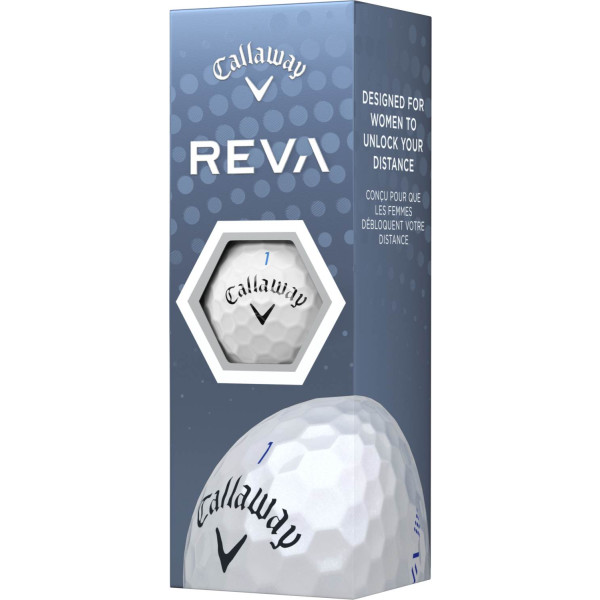 Callaway Reva (2023) Dame Logobolde - Hvid