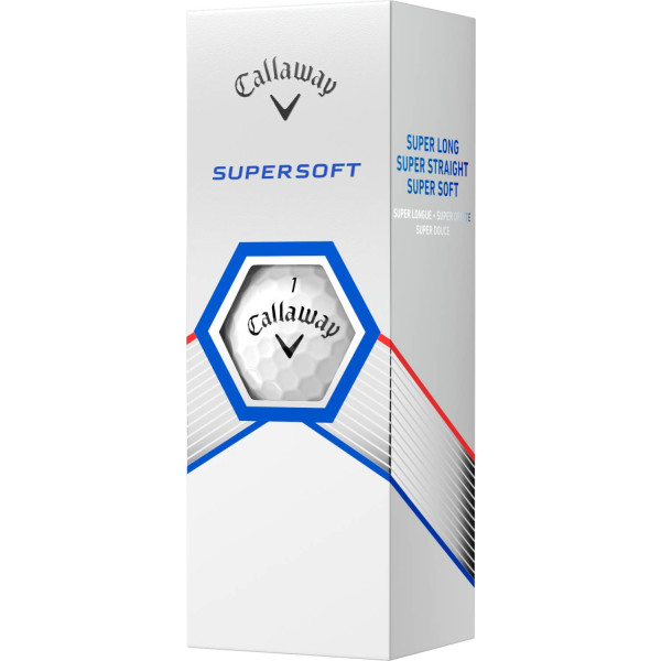 Callaway Supersoft (2023) Logobolde - Hvid