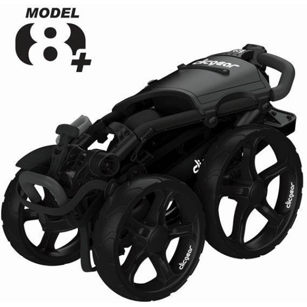 Clicgear 8.0+ Golfvogn - Matt Black