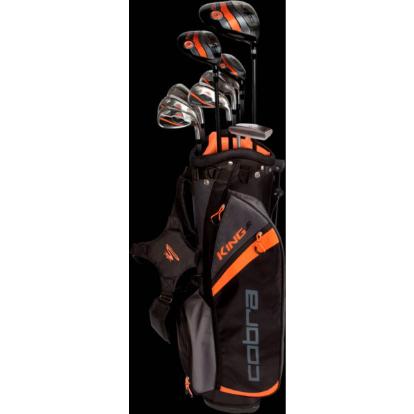 Cobra King Box Set 7-9 År Junior Golfsæt - Black/Orange/Grey