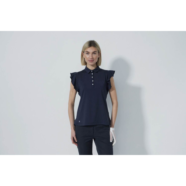 Daily Sports Luxe Dame Poloshirt Uden Ærmer - Navy