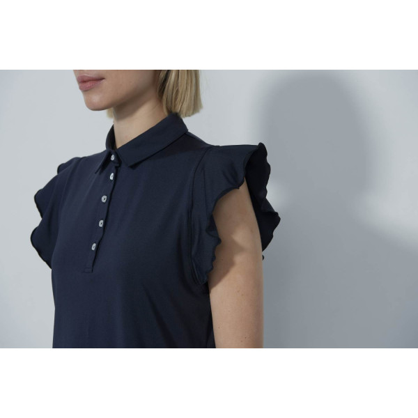 Daily Sports Luxe Dame Poloshirt Uden Ærmer - Navy