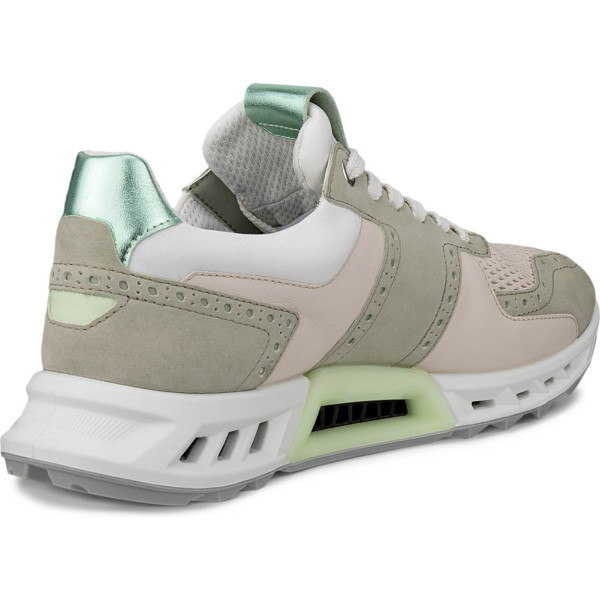 Ecco Biom C4 (2026) Vandtætte Dame Golfsko Uden Spikes - Tea/Limestone/Matcha Metallic