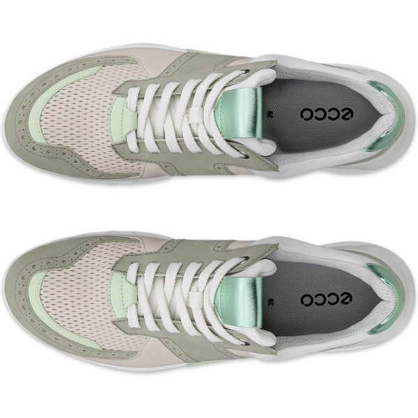 Ecco Biom C4 (2026) Vandtætte Dame Golfsko Uden Spikes - Tea/Limestone/Matcha Metallic