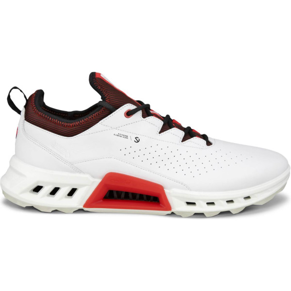 Ecco Biom C4 Rick Shiels Vandtætte Herre Golfsko Uden Spikes - White