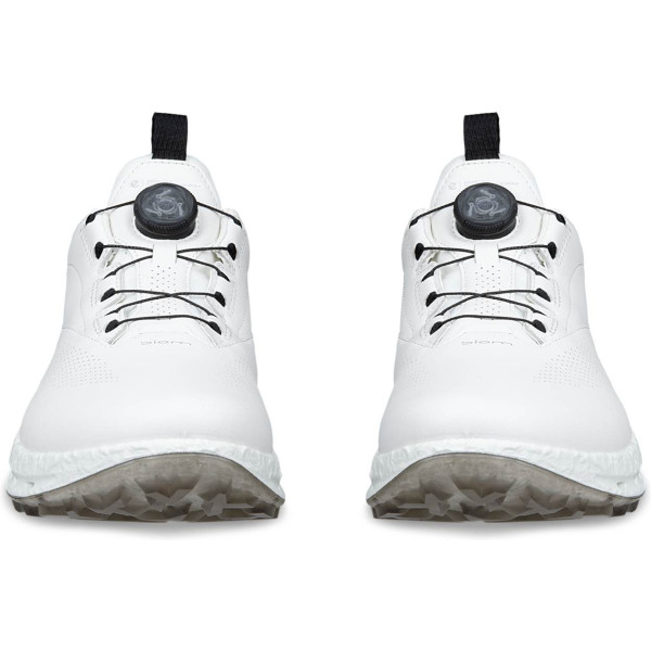 Ecco Biom C5 BOA Vandtætte Herre Golfsko Uden Spikes - White/White