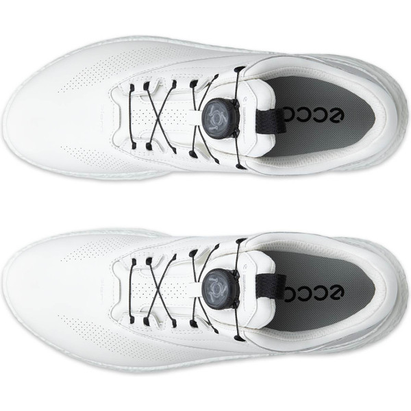 Ecco Biom C5 BOA Vandtætte Herre Golfsko Uden Spikes - White/White