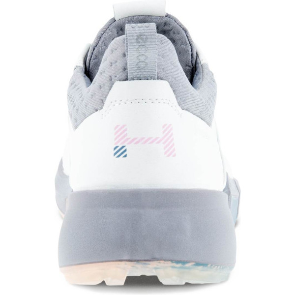 Ecco Biom Hybrid 4 BOA Vandtætte Dame Golfsko Uden Spikes - White/Silver Grey