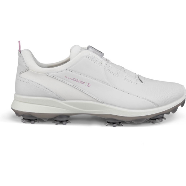 Ecco Biom Tour BOA Vandtætte Dame Golfsko Med Spikes - White