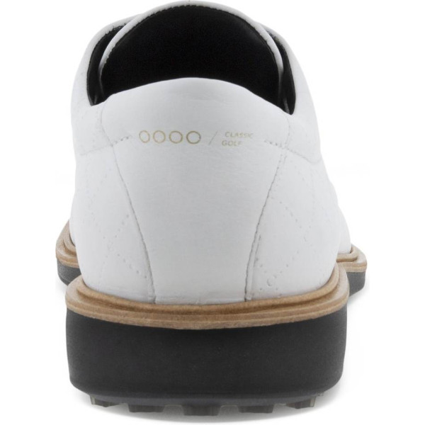 Ecco Classic Hybrid Vandtætte Herre Golfsko Uden Spikes - White