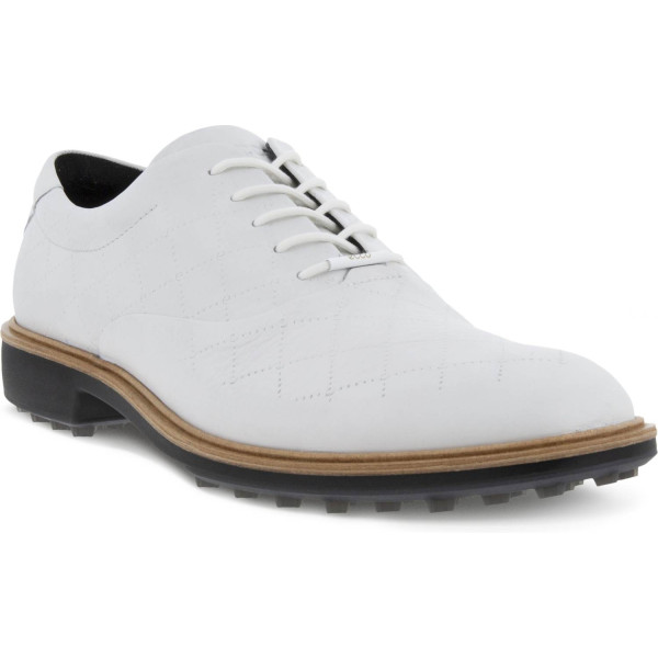 Ecco Classic Hybrid Vandtætte Herre Golfsko Uden Spikes - White