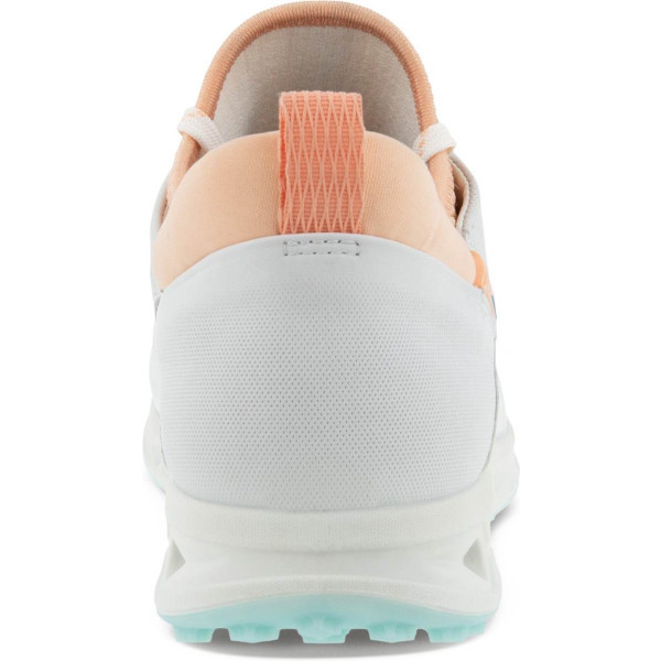 Ecco Cool Pro (2022) Vandtætte Dame Golfsko Uden Spikes - White/Peach Nectar