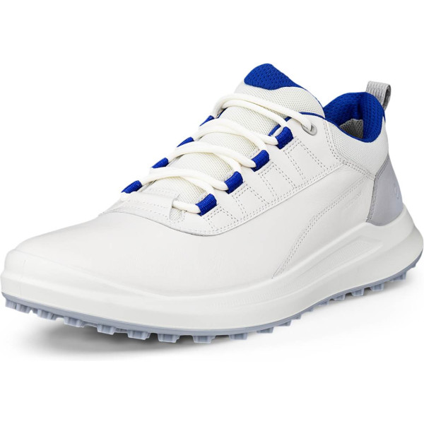 Ecco Core Vandtætte Herre Golfsko Uden Spikes - White/Federal Blue