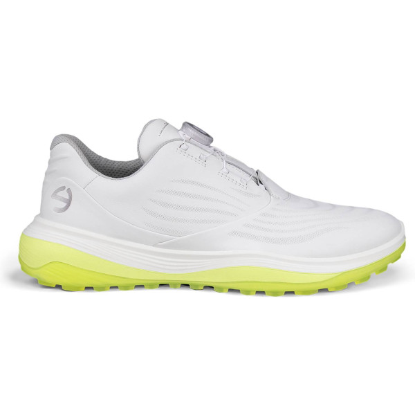 Ecco LT1 BOA Vandtætte Herre Golfsko Uden Spikes - White