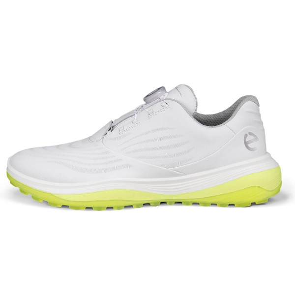 Ecco LT1 BOA Vandtætte Herre Golfsko Uden Spikes - White