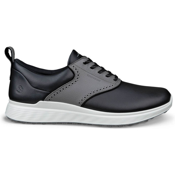 Ecco S-Casual Vandtætte Herre Golfsko Uden Spikes - Black/Steel