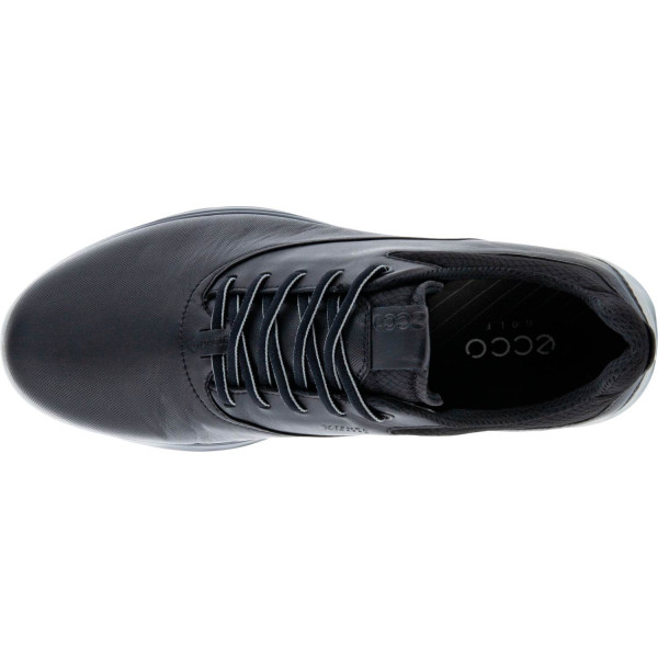 Ecco S-Three (2023) Vandtætte Herre Golfsko Uden Spikes - Black/Concrete/Black
