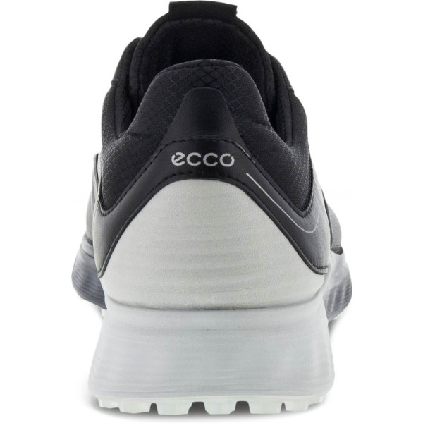 Ecco S-Three (2023) Vandtætte Herre Golfsko Uden Spikes - Black/Concrete/Black