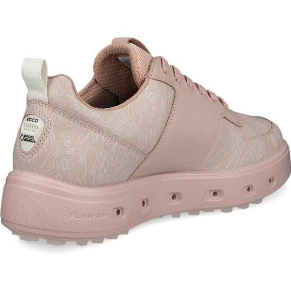 Ecco Street 720 Graphic Vandtætte Dame Golfsko Uden Spikes - Rose Dust