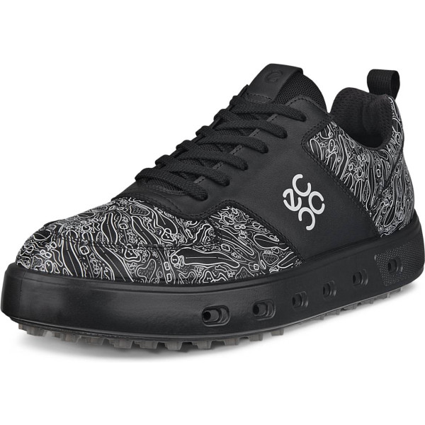 Ecco Street 720 Hybrid Vandtætte Herre Golfsko Uden Spikes - Black