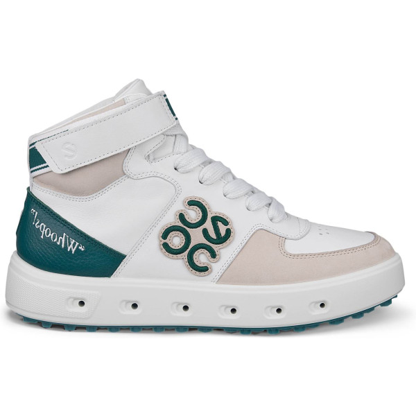 Ecco Street 720 Mid Vandtætte Dame Golfsko Uden Spikes - Gravel/Shadow White/Baygreen