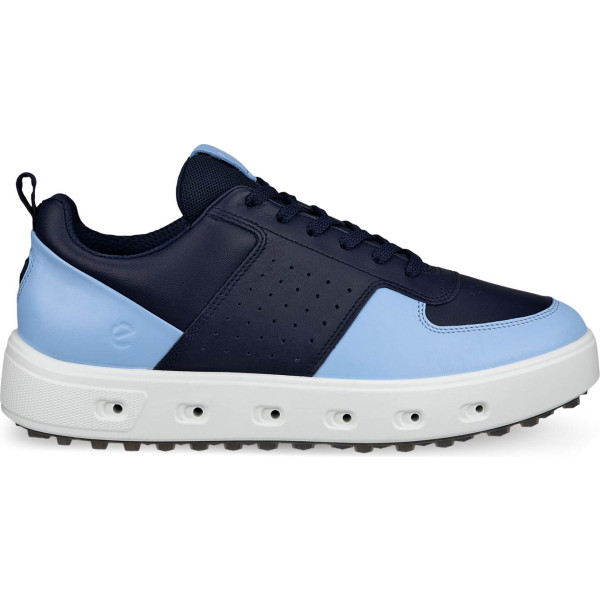 Ecco Street 720 Vandtætte Dame Golfsko Uden Spikes - Night Sky/Blue Bell