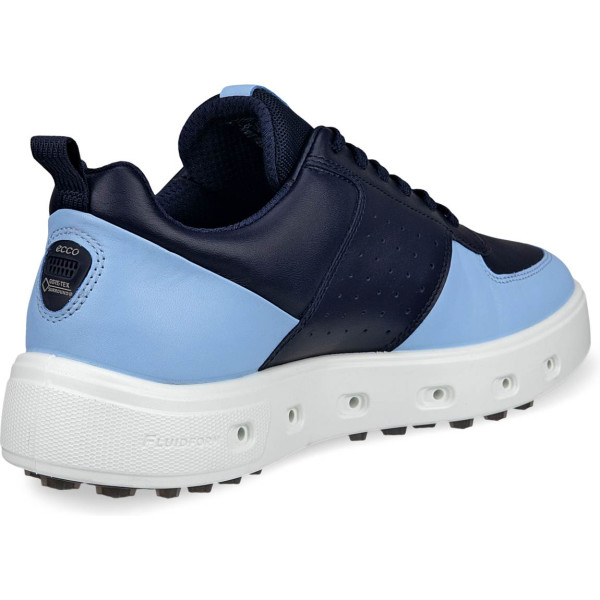 Ecco Street 720 Vandtætte Dame Golfsko Uden Spikes - Night Sky/Blue Bell