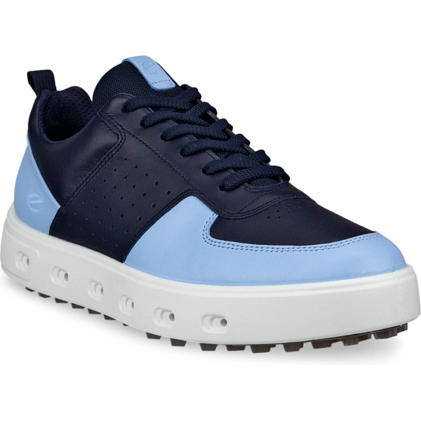 Ecco Street 720 Vandtætte Dame Golfsko Uden Spikes - Night Sky/Blue Bell